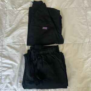 Cherokee Black Scrub Set Small